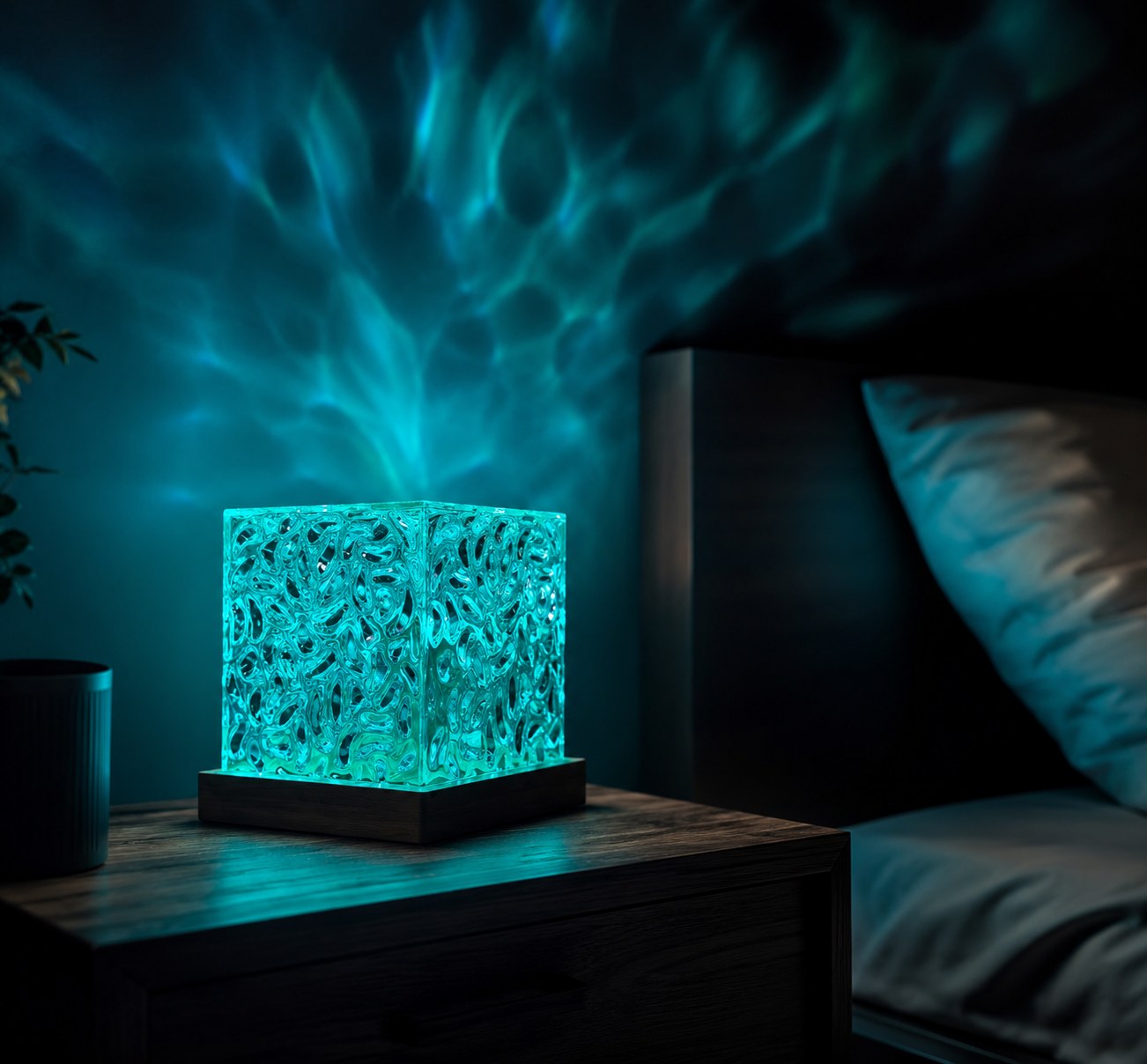 GOAT Aurora in bedroom