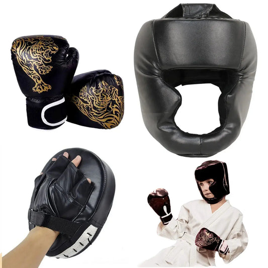 Adults/Child MMA & Boxing Helmet Head Gear Protectors 
