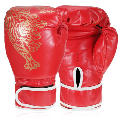 Premium Breathable PU Leather Boxing Gloves for Adults & Kids - Perfect for Training, Kickboxing, and Gym Workouts!