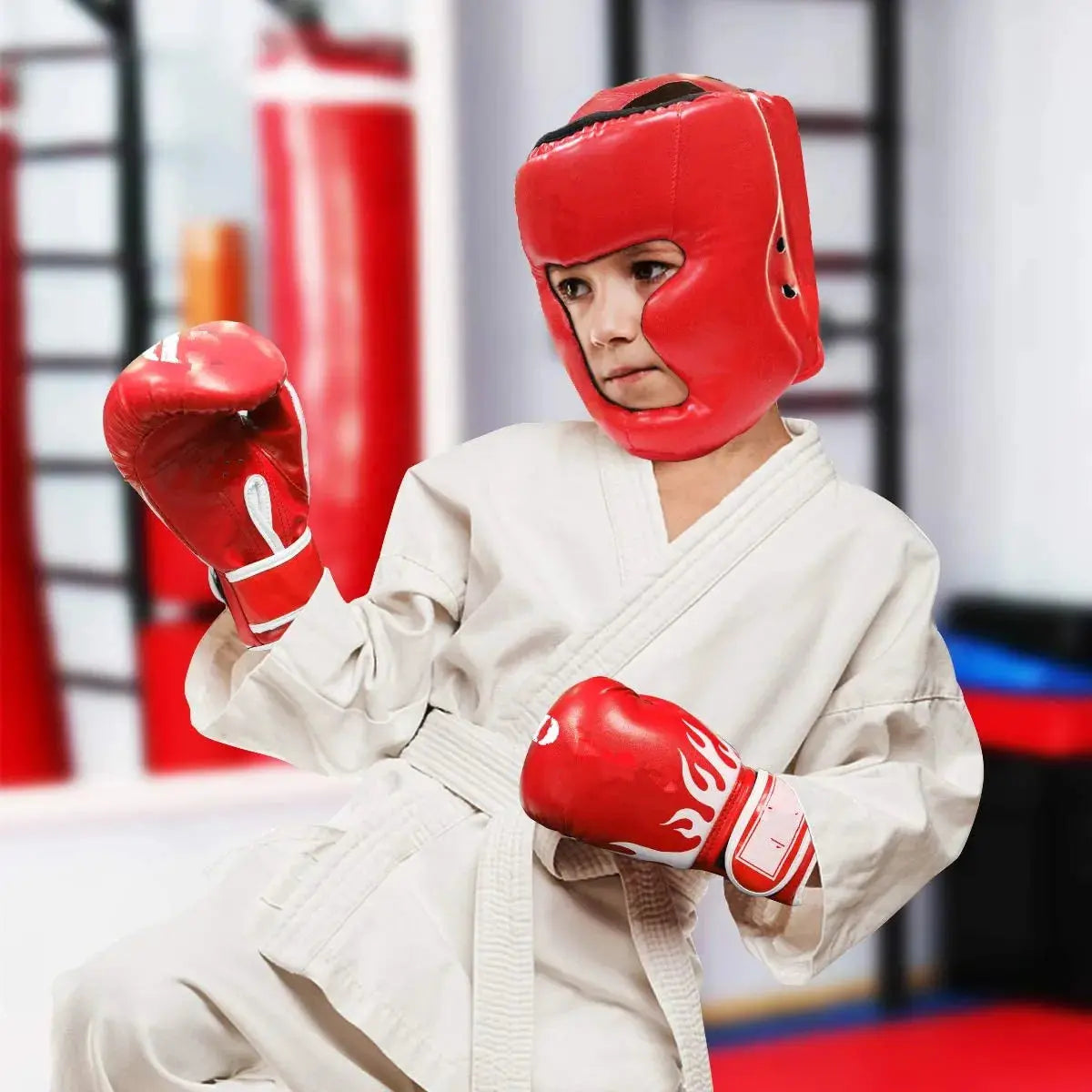 Adults/Child MMA & Boxing Helmet Head Gear Protectors 