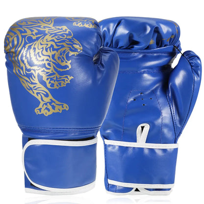 Premium Breathable PU Leather Boxing Gloves for Adults & Kids - Perfect for Training, Kickboxing, and Gym Workouts!