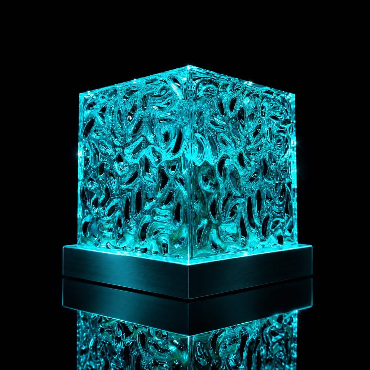 GOAT Aurora Crystal Cube Lamp